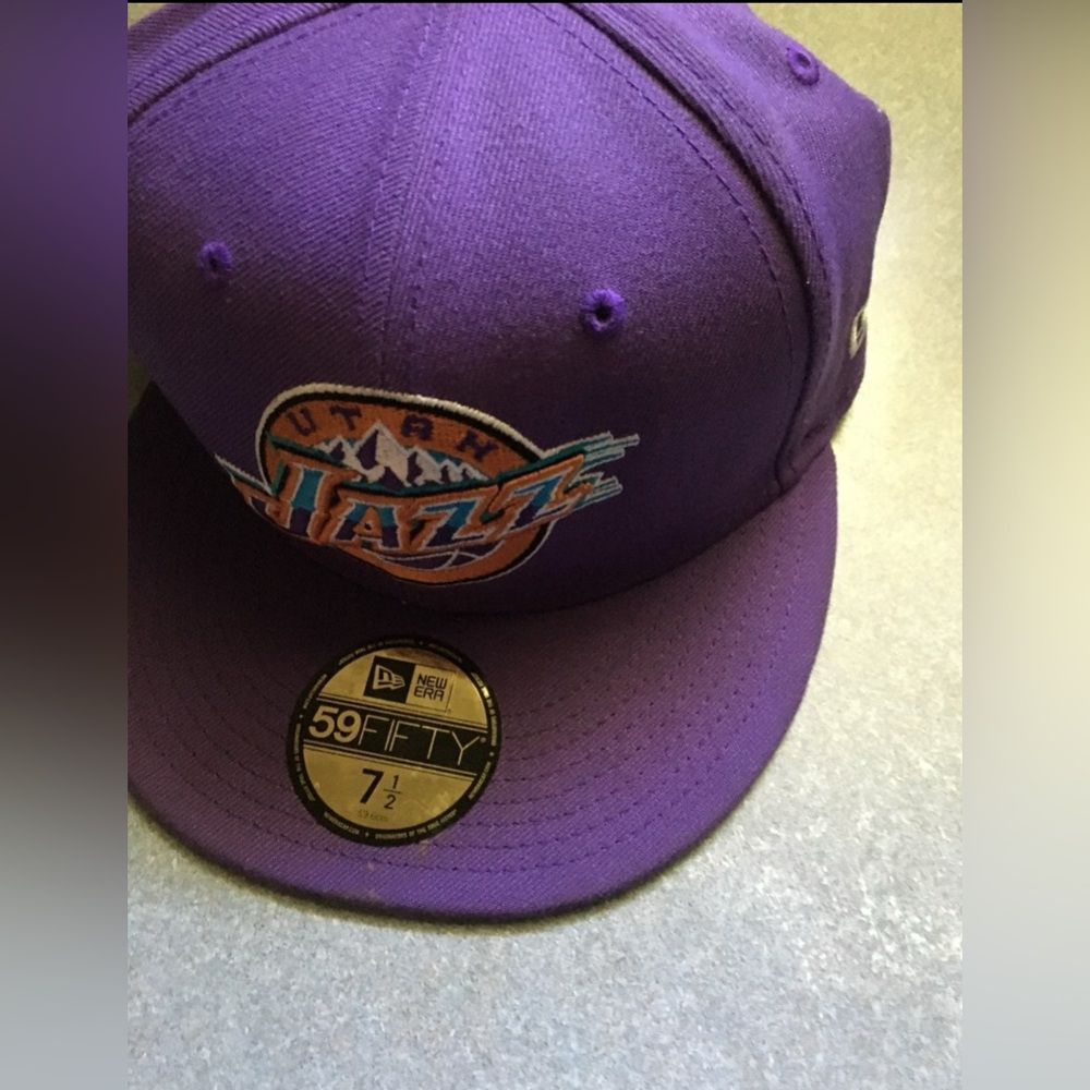 Utah Jazz Purple Cap 7 1/2